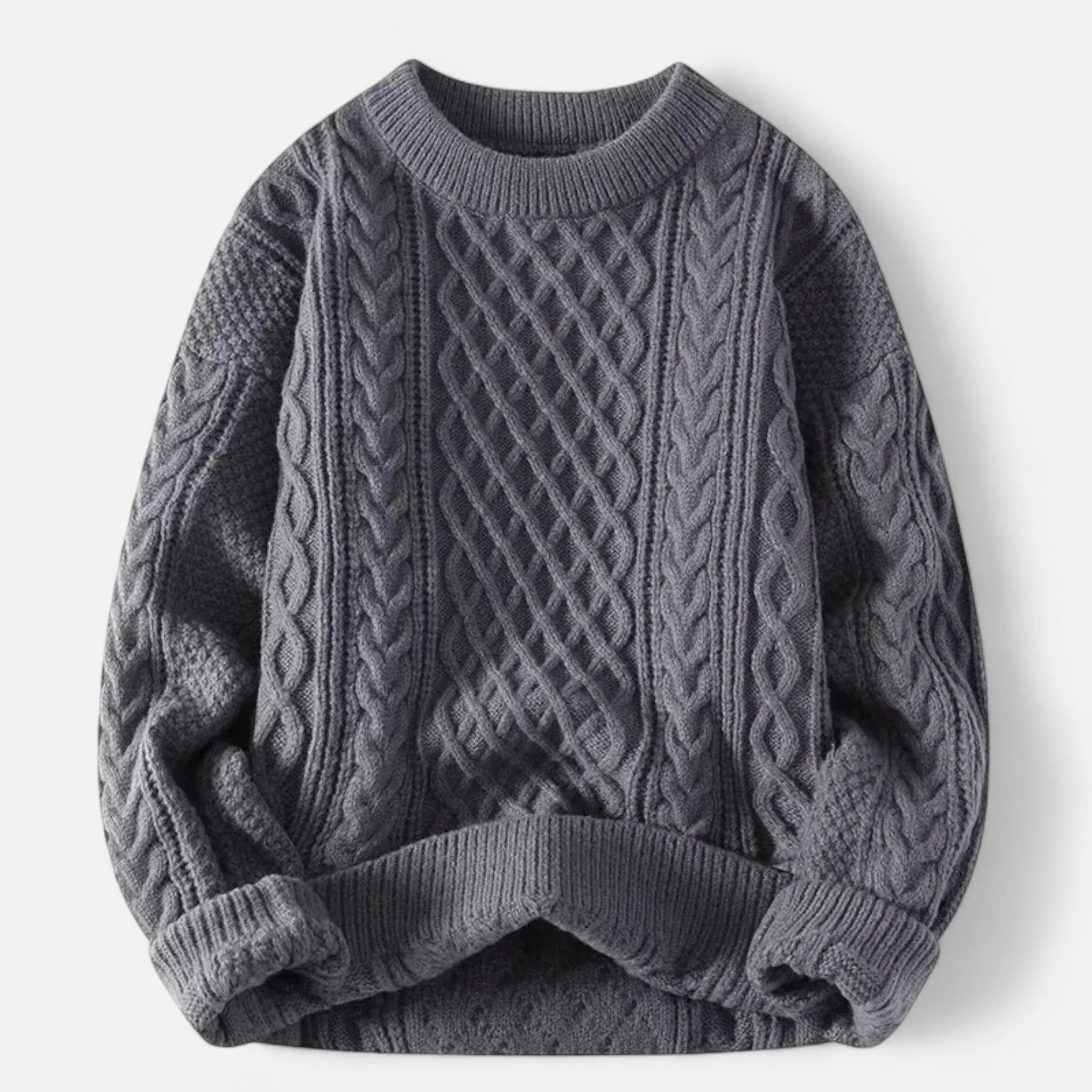 Men's Wool Sweater Classic Fit Timeless Elegant Everyday Wear