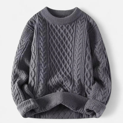 Men's Wool Sweater Classic Fit Timeless Elegant Everyday Wear
