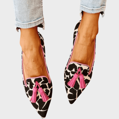 Women's Loafer Shoes Tapered Toe Two-Tone Slip-On Everyday Casual Formal