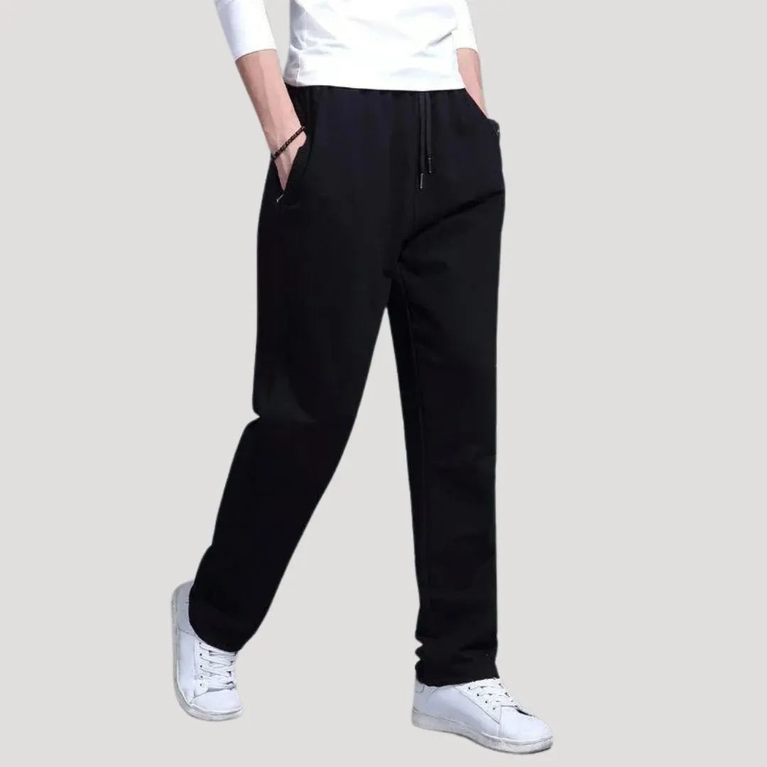Men's Jogger Pants Straight Leg Sweatpants Drawstring Waist Casual Comfort