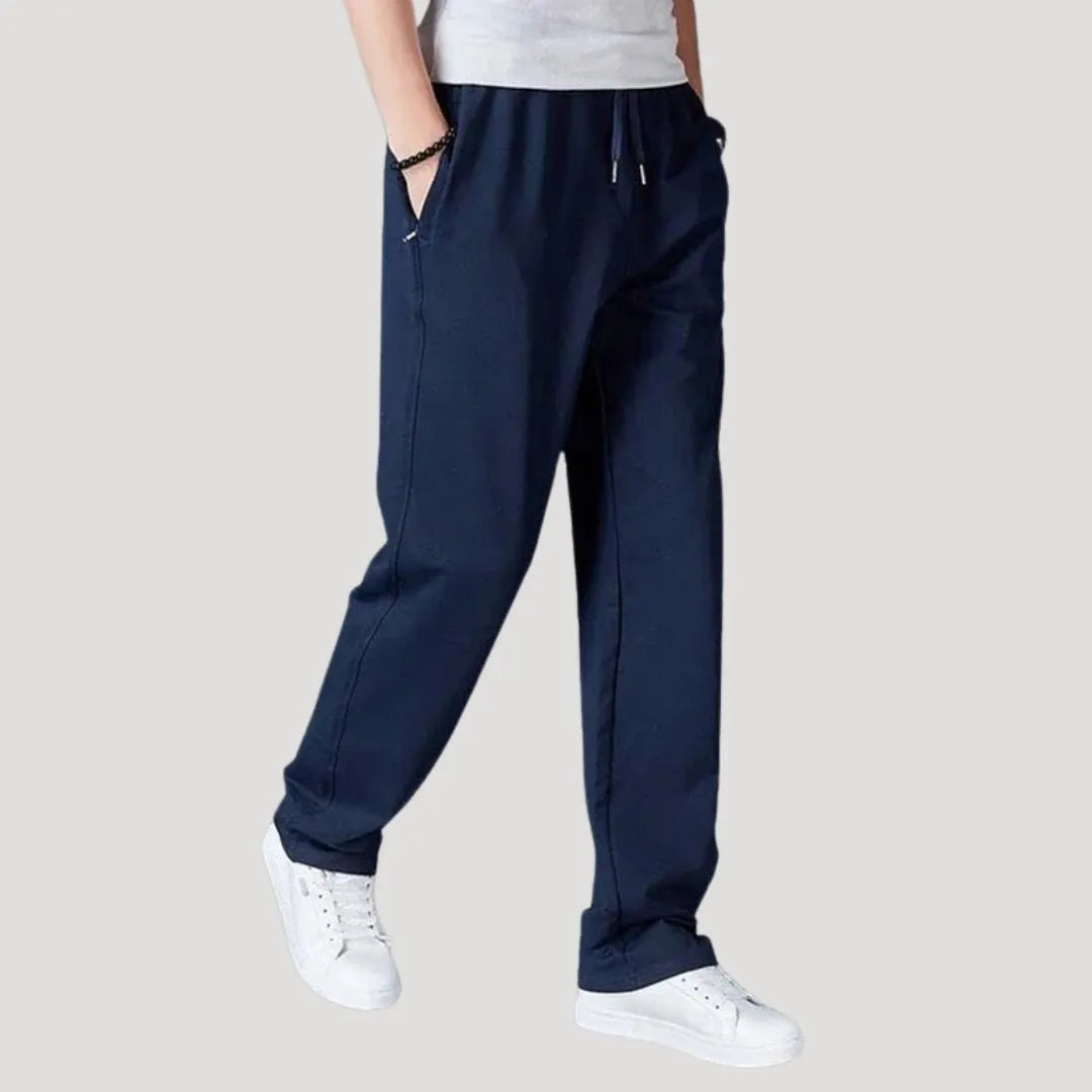 Men's Jogger Pants Straight Leg Sweatpants Drawstring Waist Casual Comfort