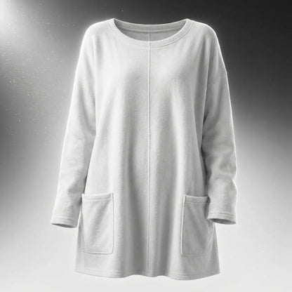 Women's Long Sweater Casual Modern Knit Top Comfortable Everyday
