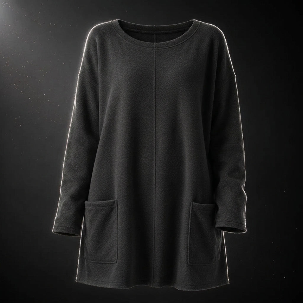 Women's Long Sweater Casual Modern Knit Top Comfortable Everyday