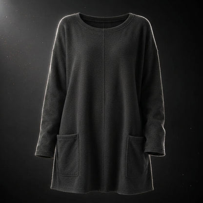 Women's Long Sweater Casual Modern Knit Top Comfortable Everyday