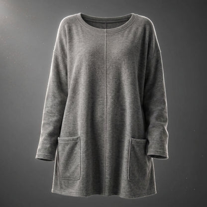 Women's Long Sweater Casual Modern Knit Top Comfortable Everyday