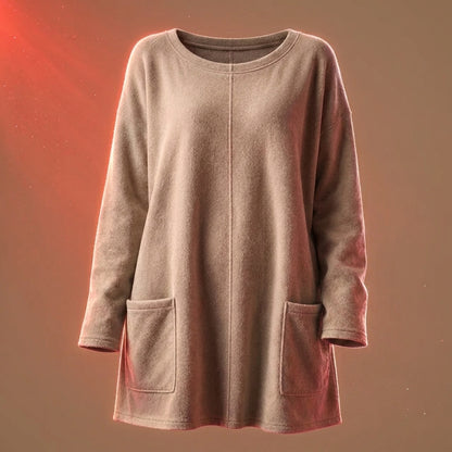 Women's Long Sweater Casual Modern Knit Top Comfortable Everyday