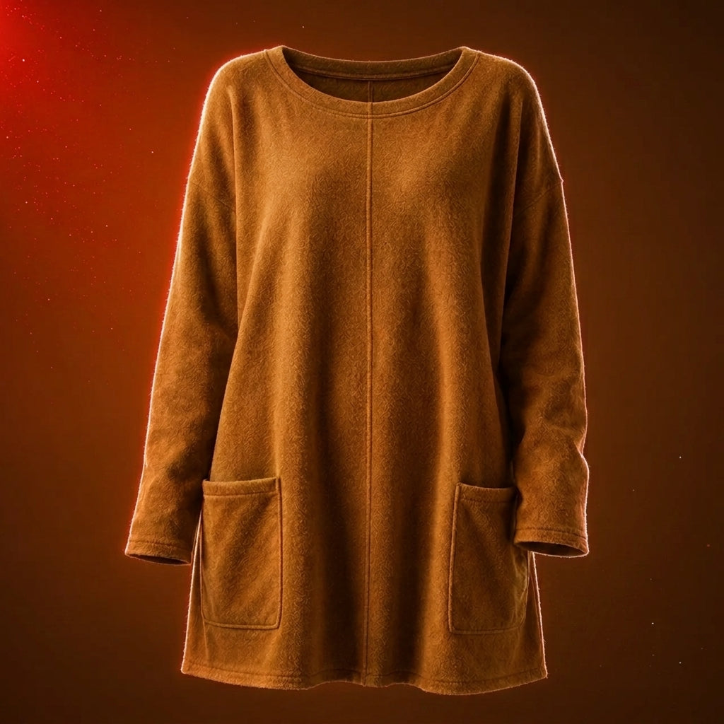 Women's Long Sweater Casual Modern Knit Top Comfortable Everyday