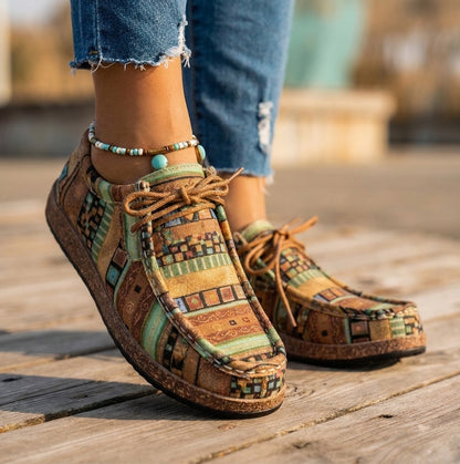 Artisan Leather Shoes Vibrant Handcrafted Colourful Casual Everyday