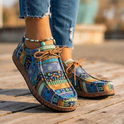 Artisan Leather Shoes Vibrant Handcrafted Colourful Casual Everyday