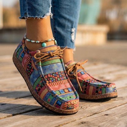 Artisan Leather Shoes Vibrant Handcrafted Colourful Casual Everyday
