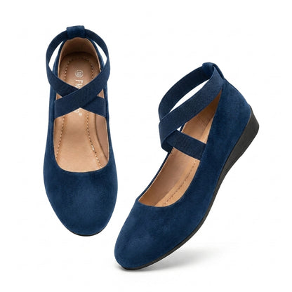 Bellina Flat Sandals Elegant Leather Gold Details Womens Casual Formal