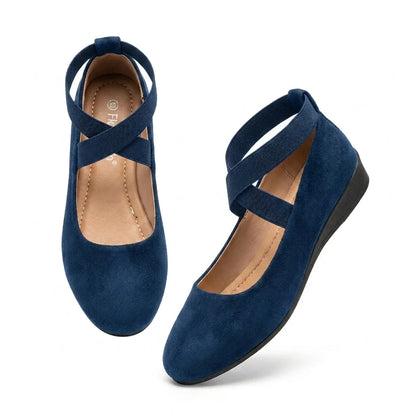 Bellina Flat Sandals Elegant Leather Gold Details Womens Casual Formal