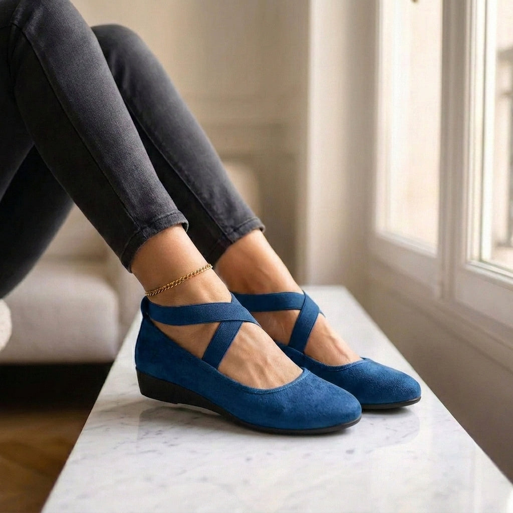 Bellina Flat Sandals Elegant Leather Gold Details Womens Casual Formal