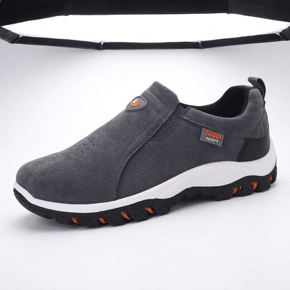 Men's Slip On Hiking Shoes Lightweight Tread Sole Everyday Walking