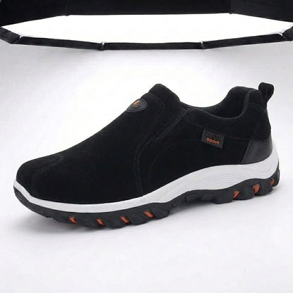 Men's Slip On Hiking Shoes Lightweight Tread Sole Everyday Walking