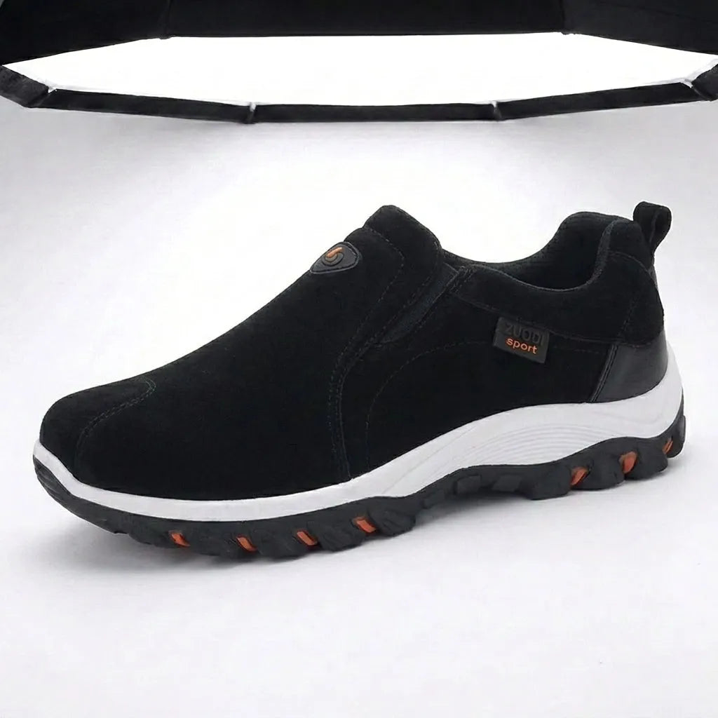 Men's Slip On Hiking Shoes Lightweight Tread Sole Everyday Walking