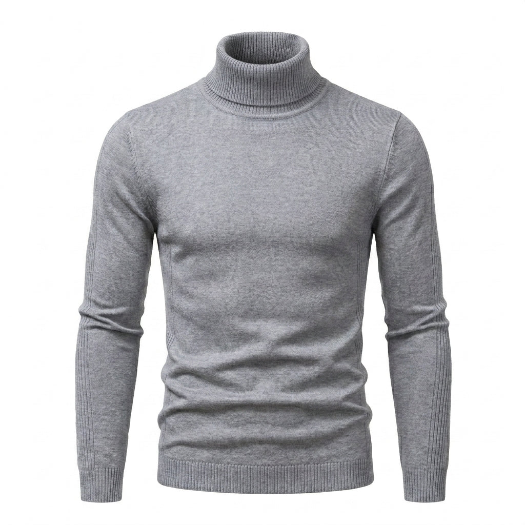 Men's Turtleneck Sweater Soft Comfortable Everyday Casual Wear