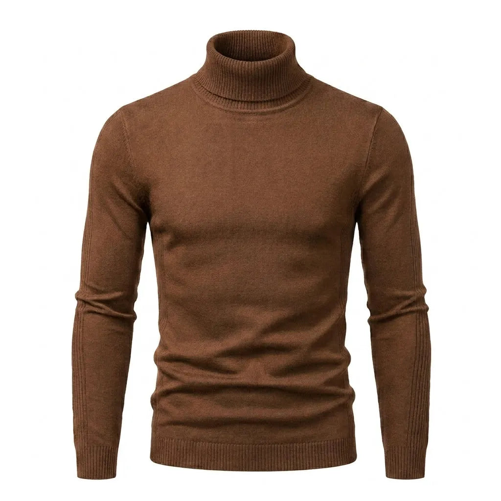 Men's Turtleneck Sweater Soft Comfortable Everyday Casual Wear