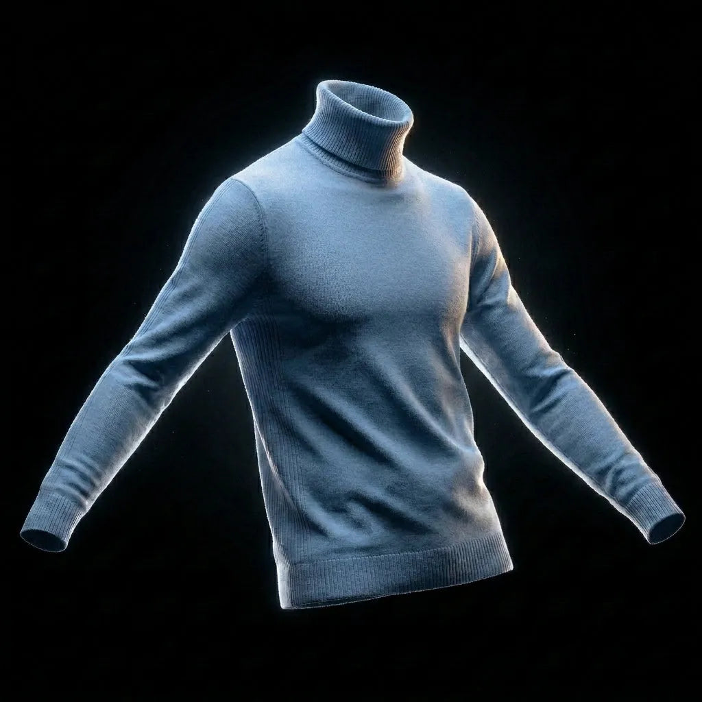 Men's Turtleneck Sweater Soft Comfortable Everyday Casual Wear