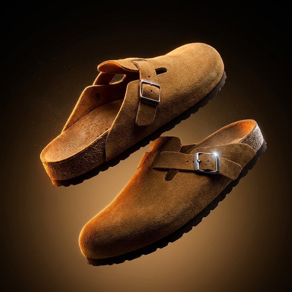 Orthopedic Clogs with Buckle Closed Toe Slip-On Comfort Everyday Casual