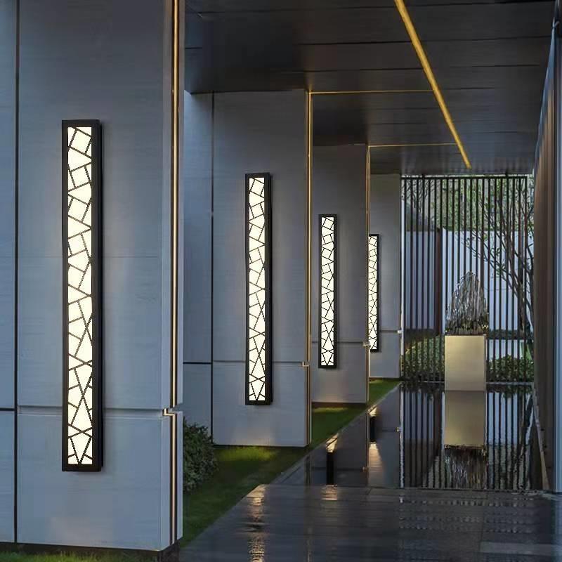 Waterproof Modern Outdoor Wall Light with LED Technology and Elegant Design