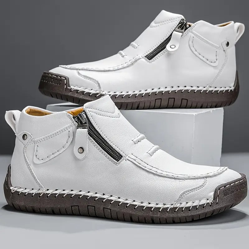 Men's Leather Dress Shoes Lace Up Smart Casual Formal Everyday Wear