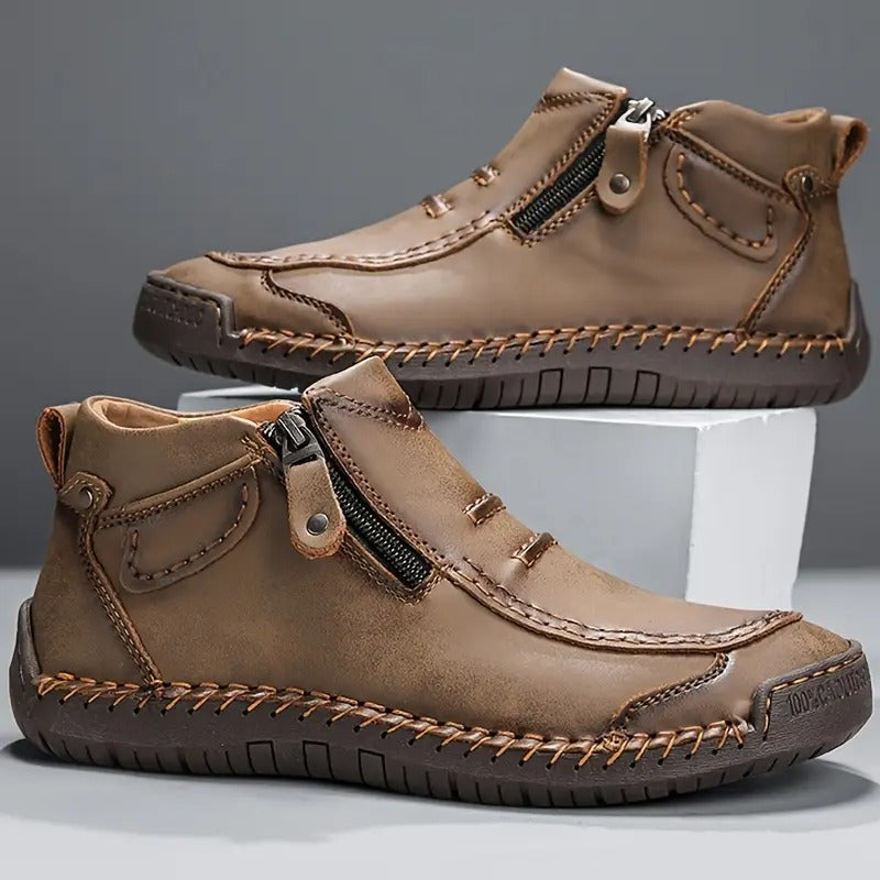 Men's Leather Dress Shoes Lace Up Smart Casual Formal Everyday Wear