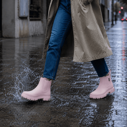 Women's Waterproof Chelsea Boots Slip-On Casual Everyday Ankle Boot