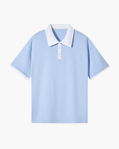 Devlin men's polo shirt in Sky Blue