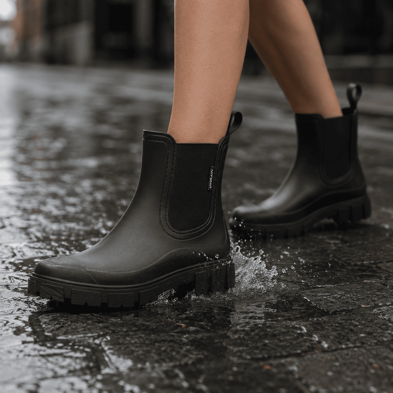 Women's Waterproof Chelsea Boots Slip-On Casual Everyday Ankle Boot