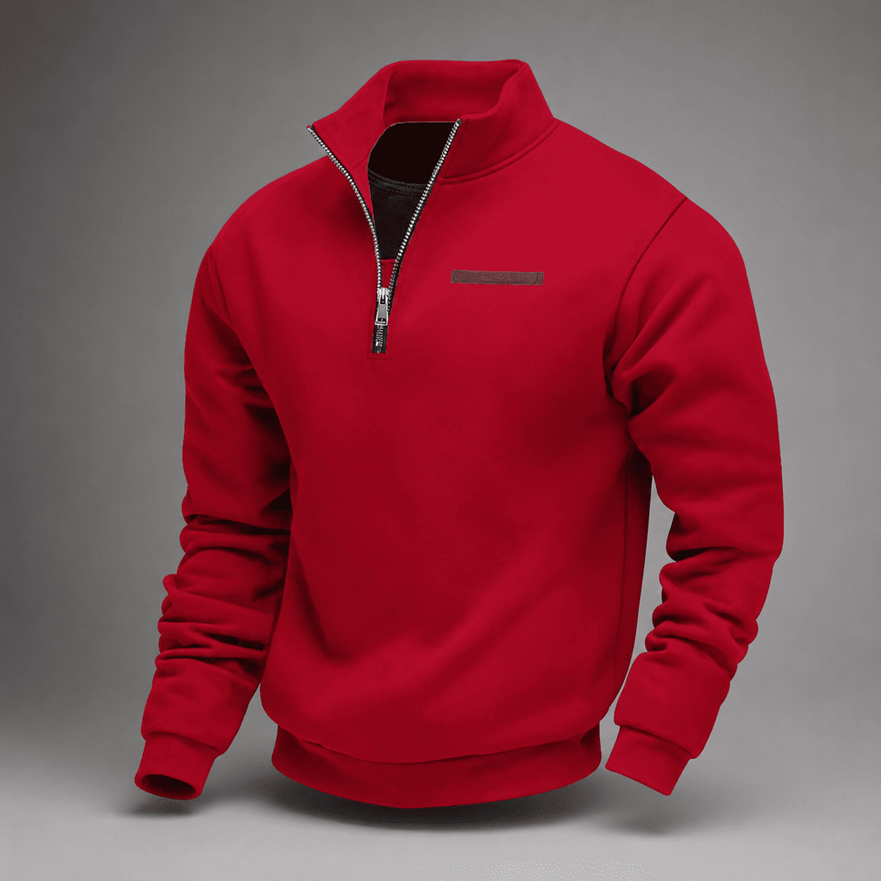 Men's Fleece Quarter-Zip Sweatshirt Casual Pullover Comfortable Everyday