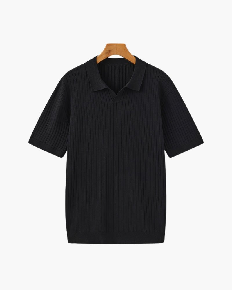 Cade men's polo shirt in Black
