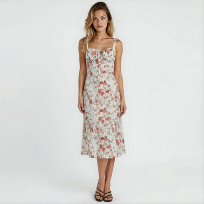 Kiana women's midi dress in Pink
