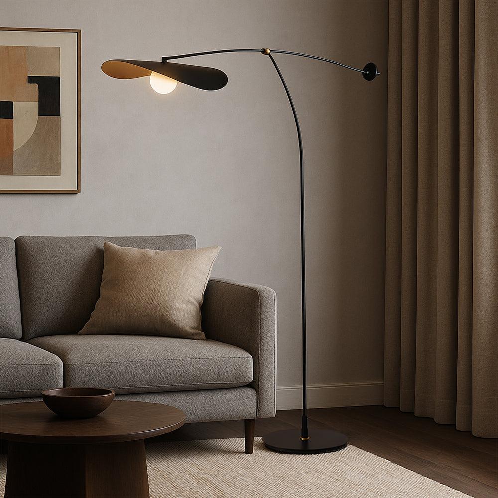 Lumora Japanese-Inspired Modern Minimalist Interior Floor Lamp
