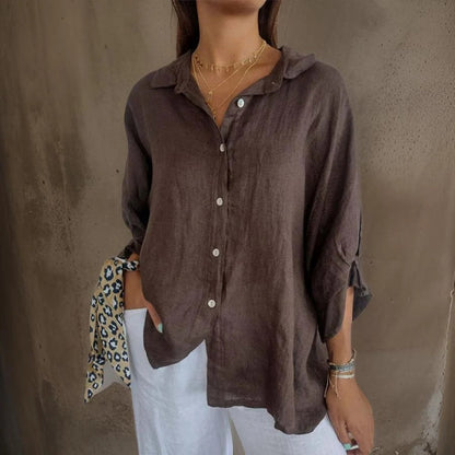 Amélie Rousseau women's blouse in Brown