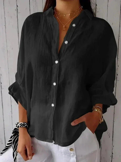 Amélie Rousseau women's blouse in Black
