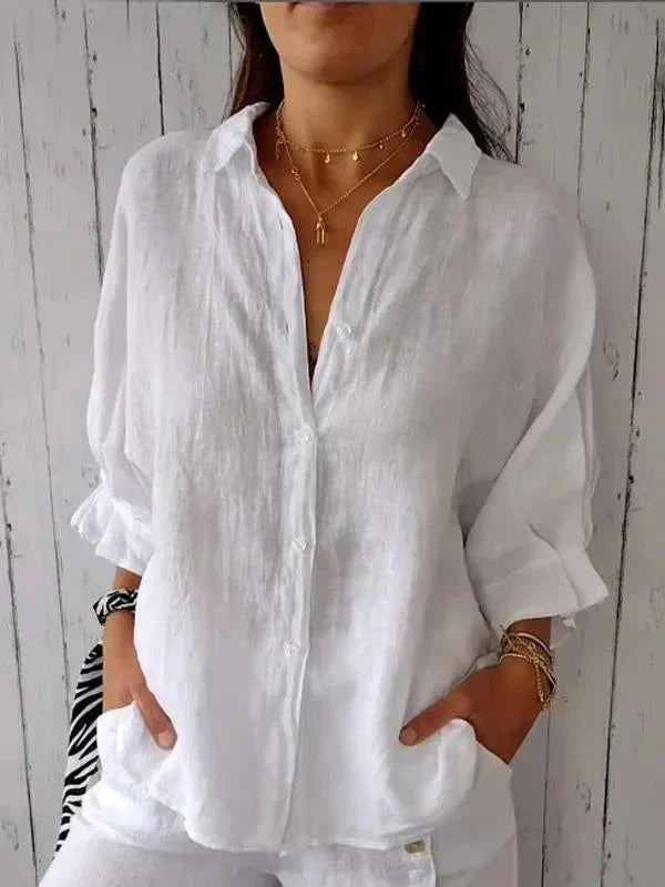 Amélie Rousseau women's blouse in White