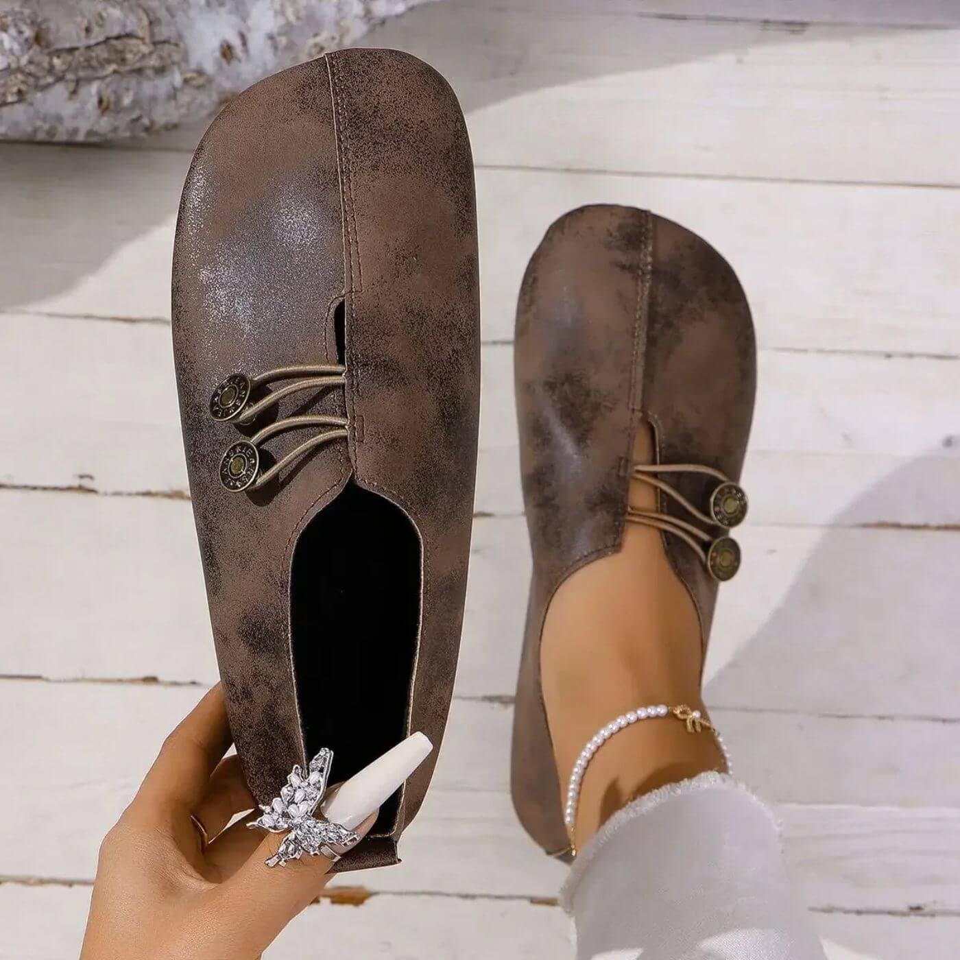 Women's Ballet Flats Soft Matte Slip On Shoes Elegant Everyday