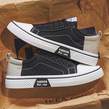 Canvas Sneaker Low-Top Lace-Up Casual Everyday Trainers Lightweight