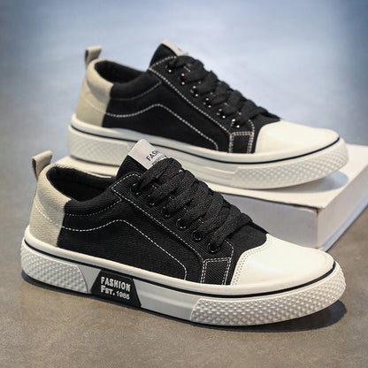 Canvas Sneaker Low-Top Lace-Up Casual Everyday Trainers Lightweight