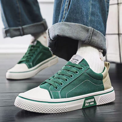 Canvas Sneaker Low-Top Lace-Up Casual Everyday Trainers Lightweight