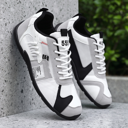 Lace Up Mesh Sneakers Lightweight Comfortable Everyday Trainers