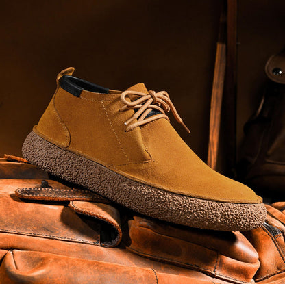 Desert Boots Suede Ankle Lace Up Casual Work Everyday Shoe