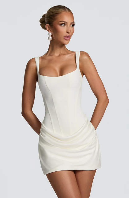 Maribel women's mini dress in White