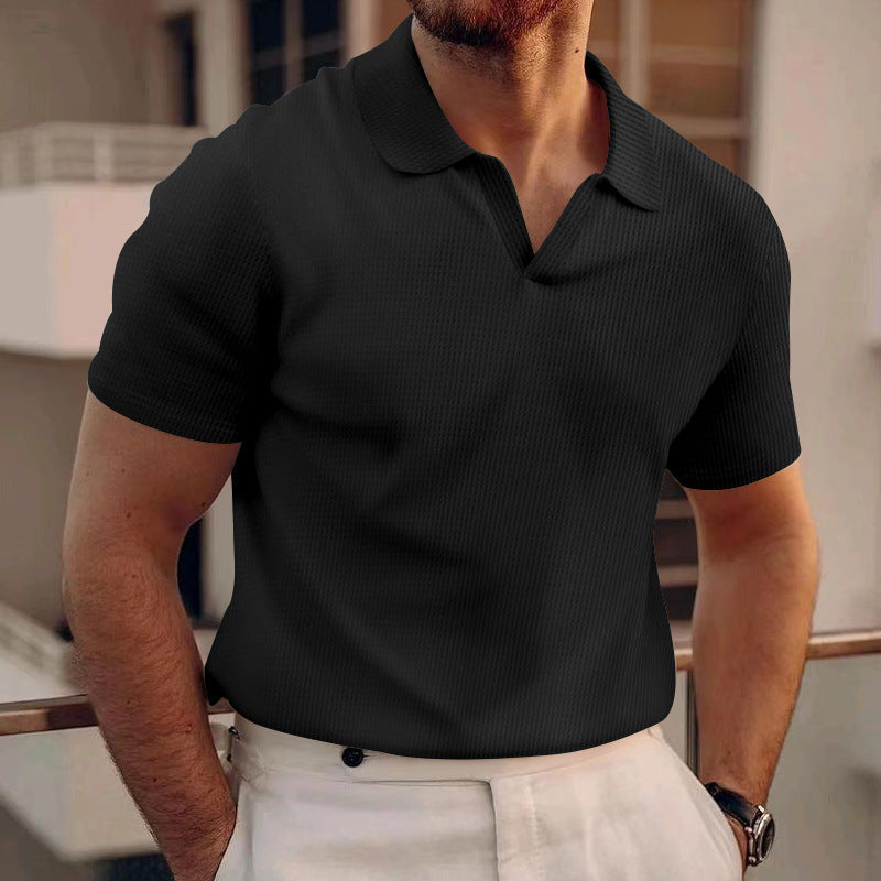 Men's Polo Shirt in Black