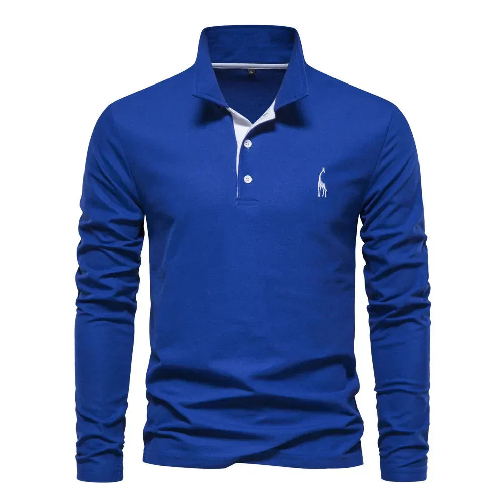 Men's Polo Shirt in Blue