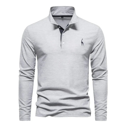 Men's Polo Shirt in Grey