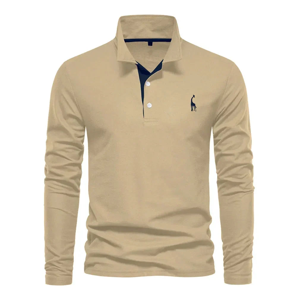Men's Polo Shirt in Khaki