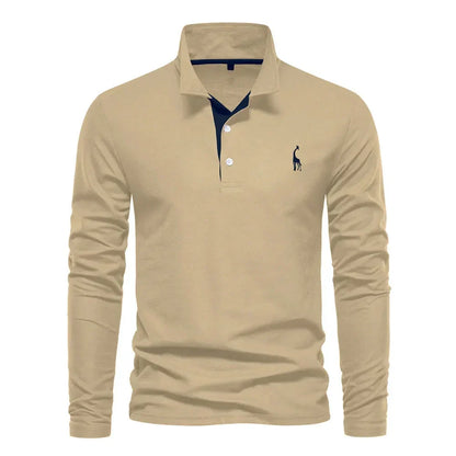 Men's Polo Shirt in Khaki