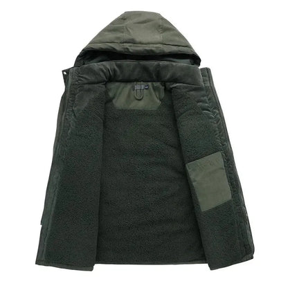 Men's Insulated Jacket Warm Padded Winter Coat Lightweight Thermal Lined Puffer Casual Outdoor Cold Weather Windproof All Season-5